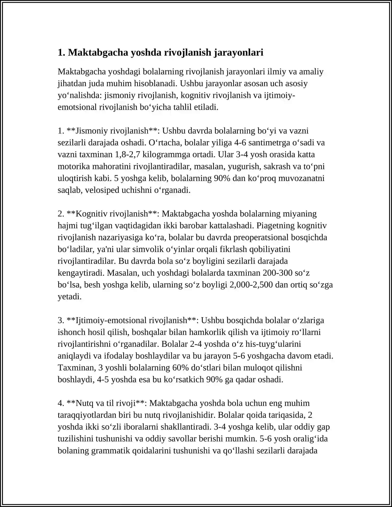 MAKTABGACHA YOSH DAVRIDA PSIXOFIZOLOGIK TARAQQIYOTNING UMUMIY TAVSIFI 3