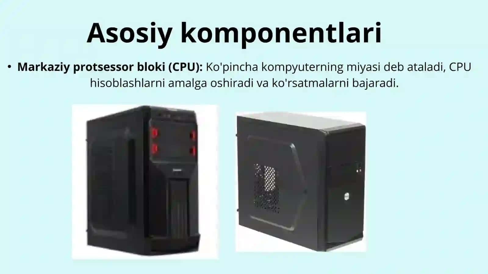 Kompyuter tizimlari va ularning dasturiy ta’minoti 3