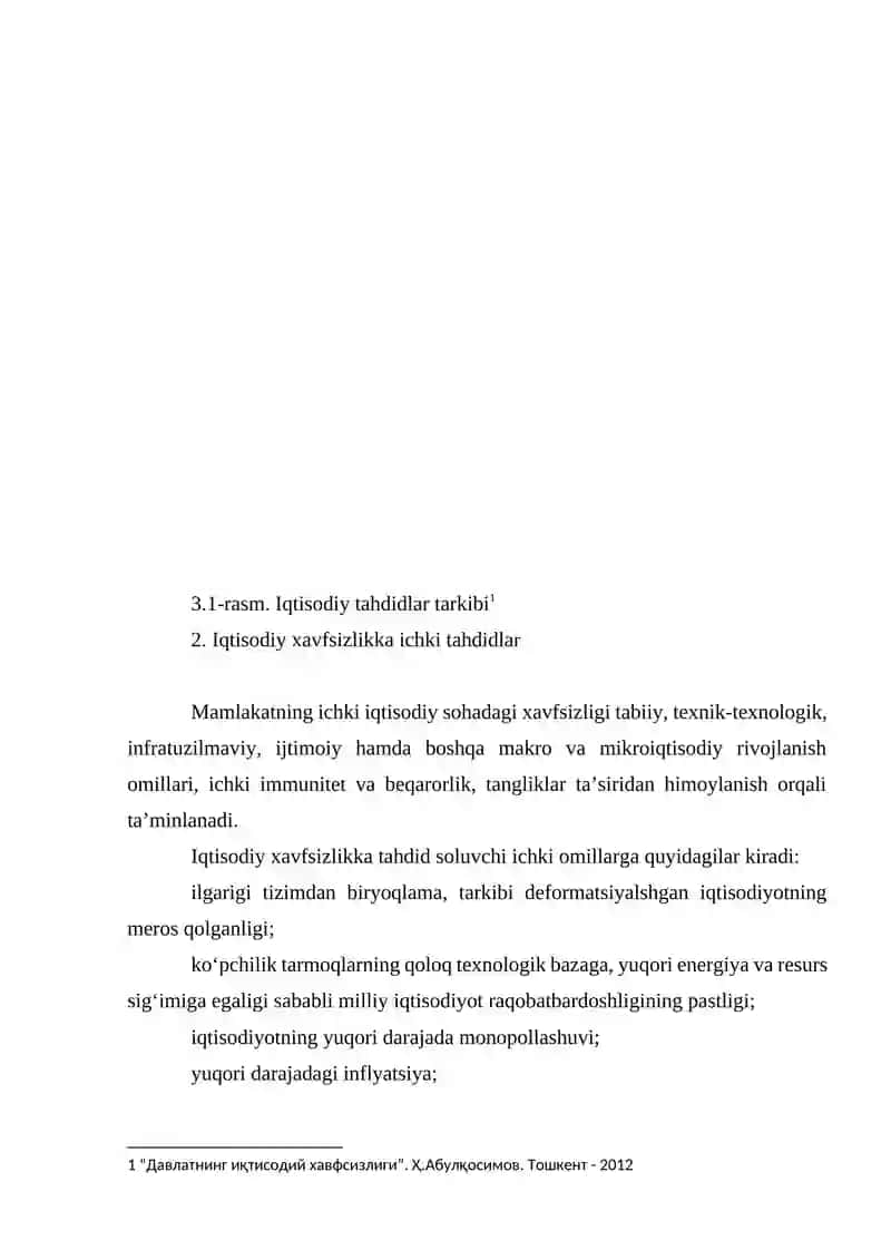 IQTISODIY XAVFSIZLIKKA TAHDIDLAR 3