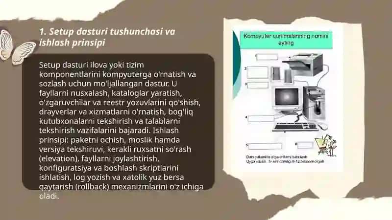 Setup dasturi yordamida kompyuterni sozlash 3