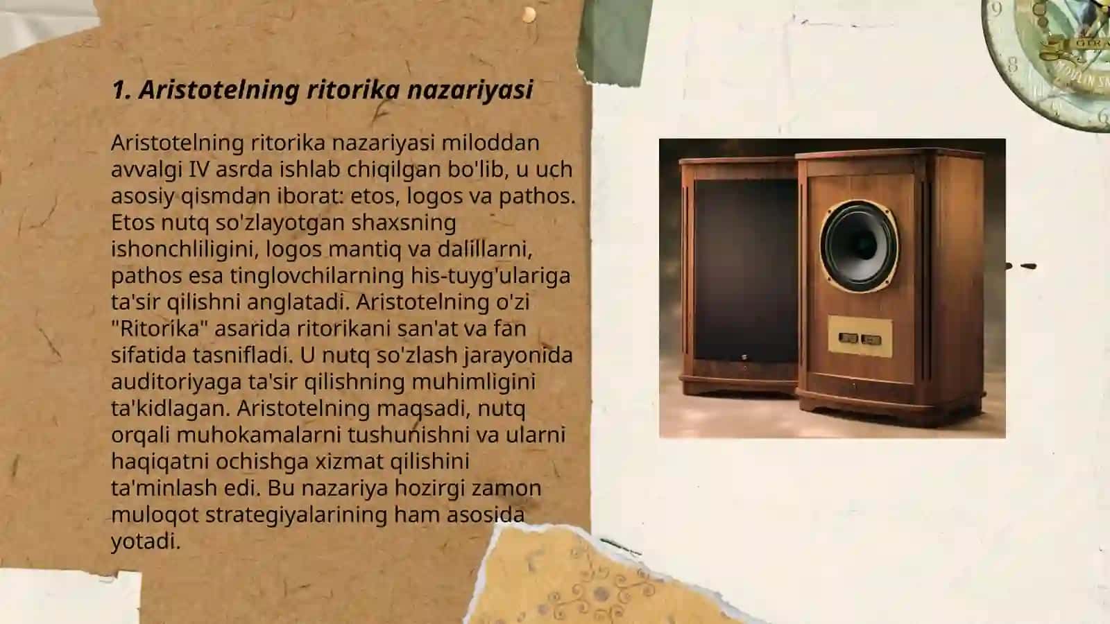 Gʻarb notiqlari, Aristotel, Siseron, Kvintilian va boshqalar faoliyatlari 3
