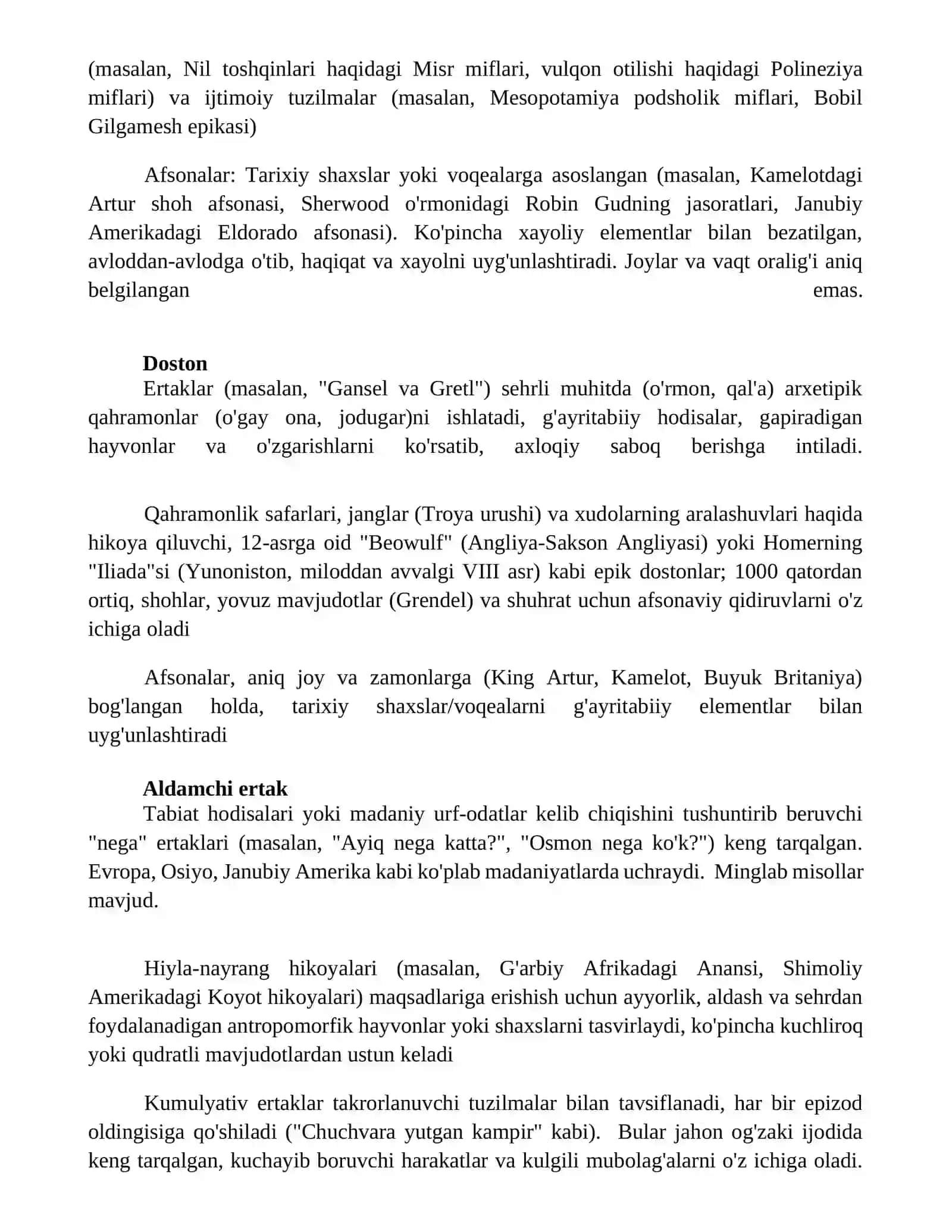 Xalq ertaklarining turlari 3