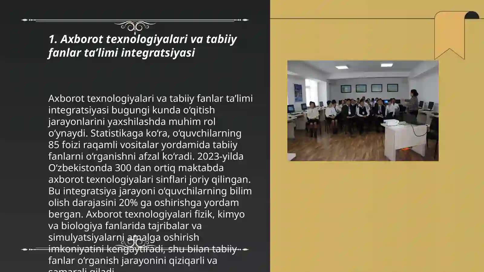 Axborot texnologiyalari va tabiiy fanlar ta’limi integratsiyasi 3