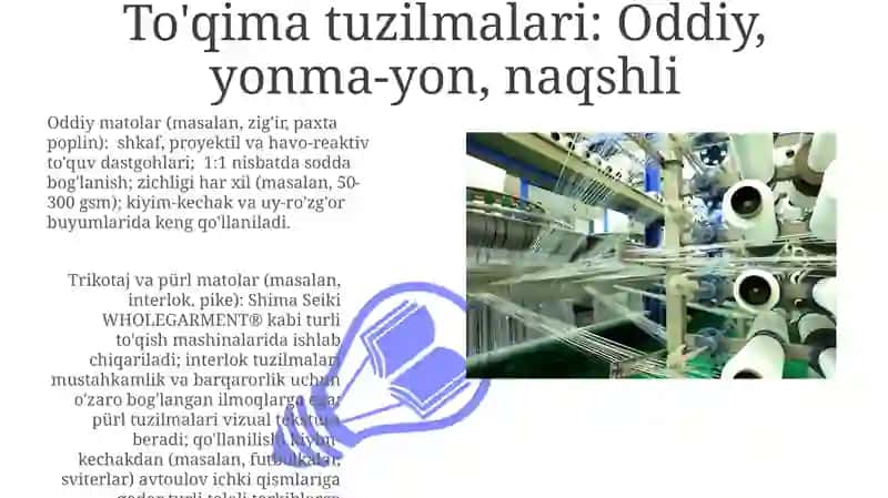Trikotaj mato asoslari 3
