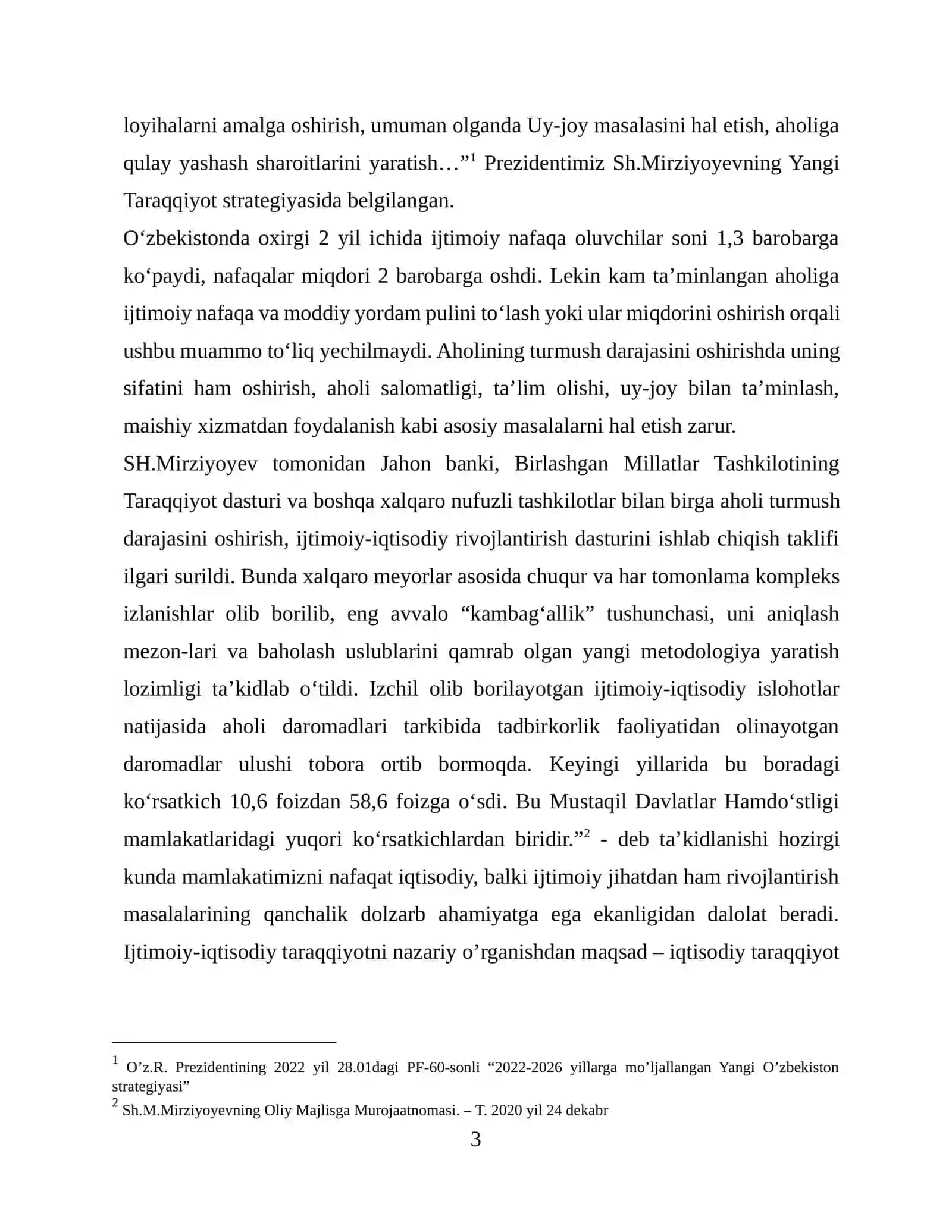 Aholini Ijtimoiy Himoyalash 3