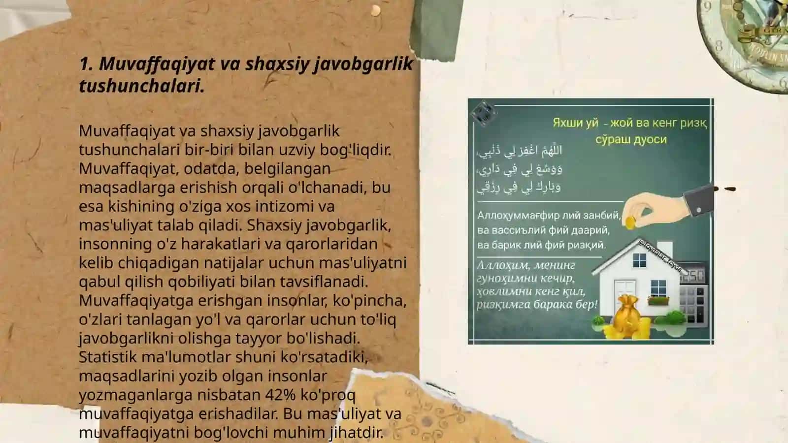 Muvaffaqiyat uchun shaxsiy javobgarlikni shakllantirish 3