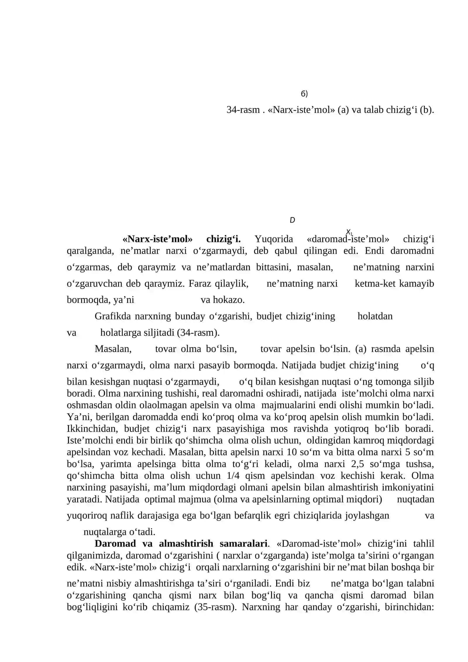 Narx-iste’mol chizig‘i va uning tahlili 3