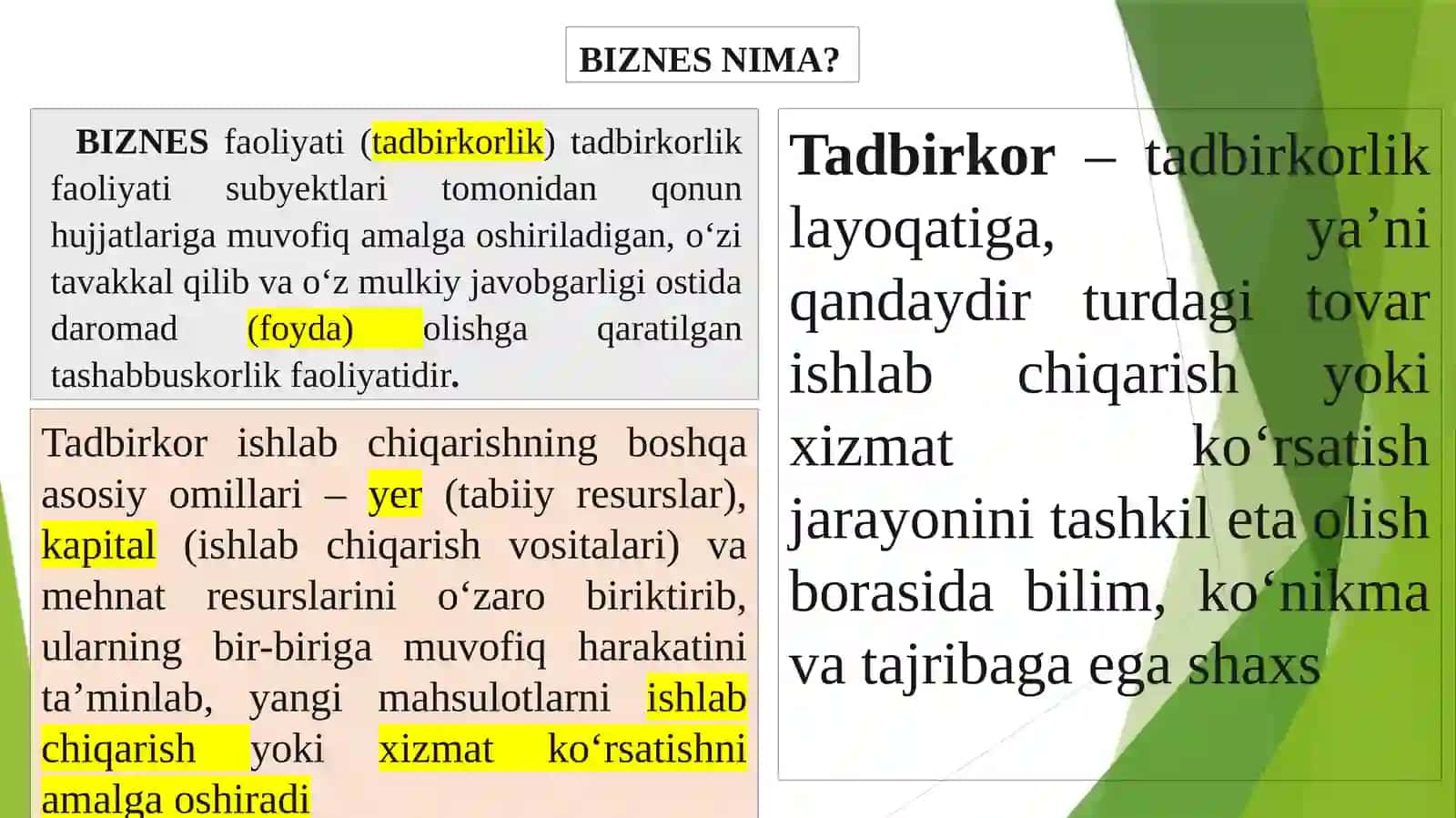 Biznesda boshqaruv nazariyasining rivojlanishi 3