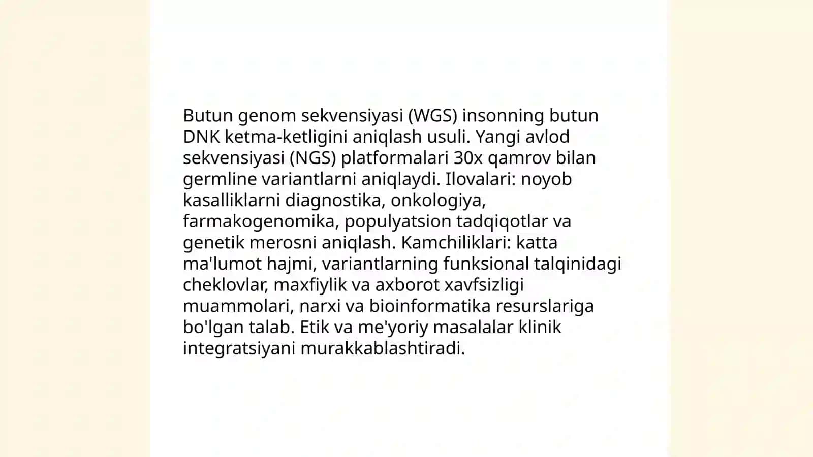 Odam genetikasining hozirgi zamon usullari 3