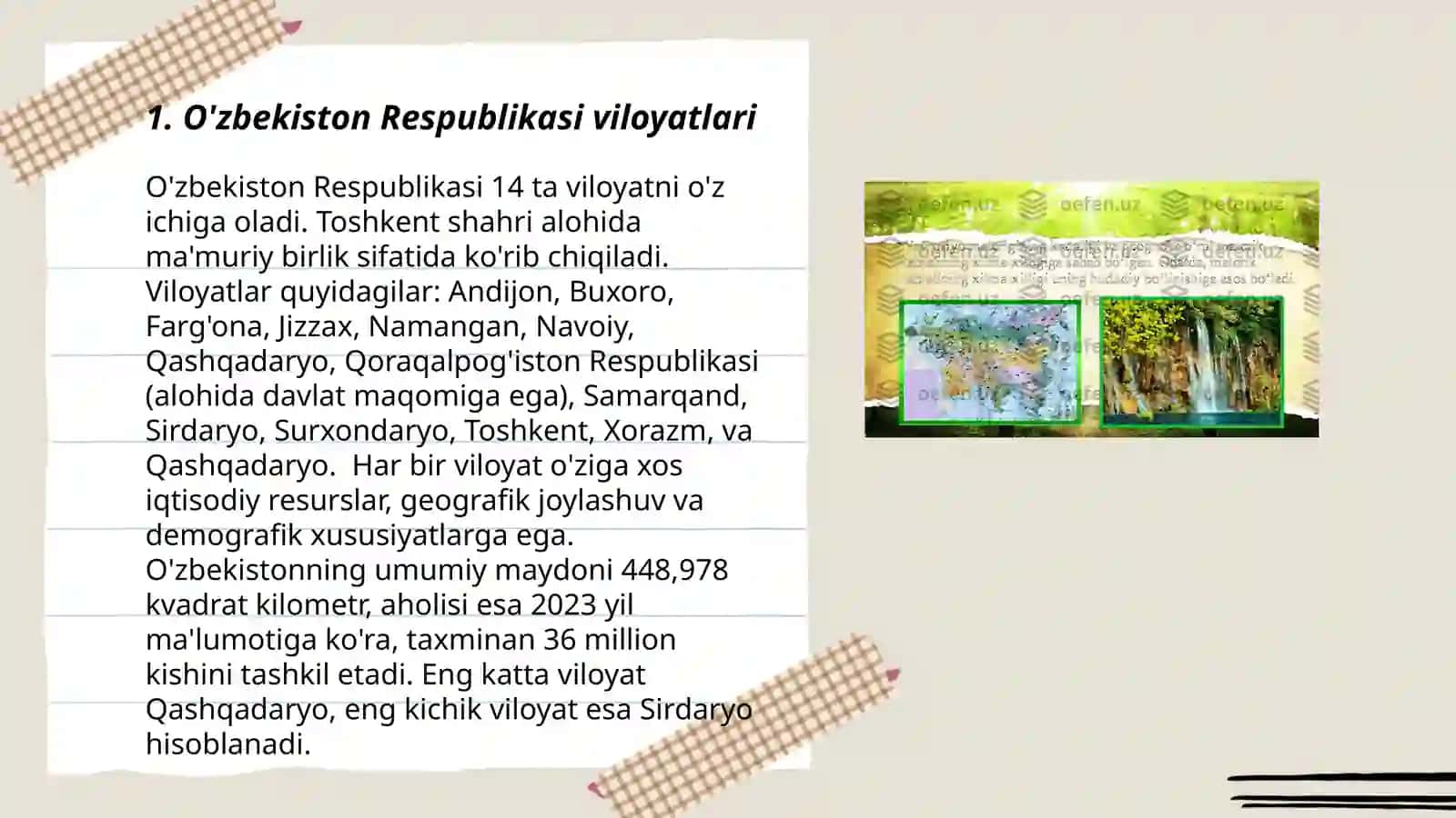O'zbekiston Respublikasi ma’muriy hududiy bo’linishi 3
