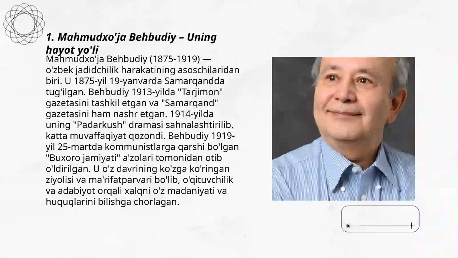 Mahmudxo'ja Behbudiyning 3