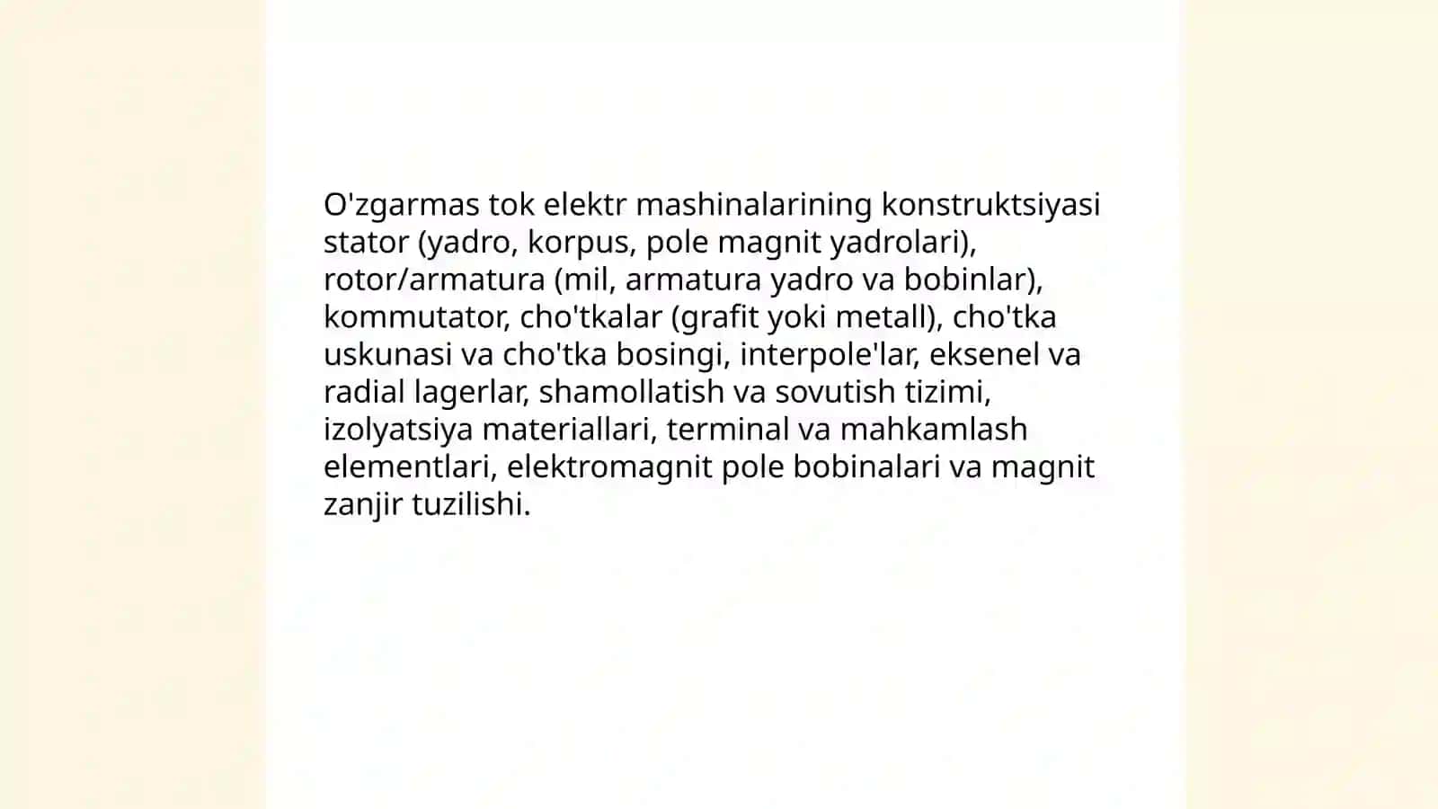 O'zgarmas tok elektr mashinalari 3