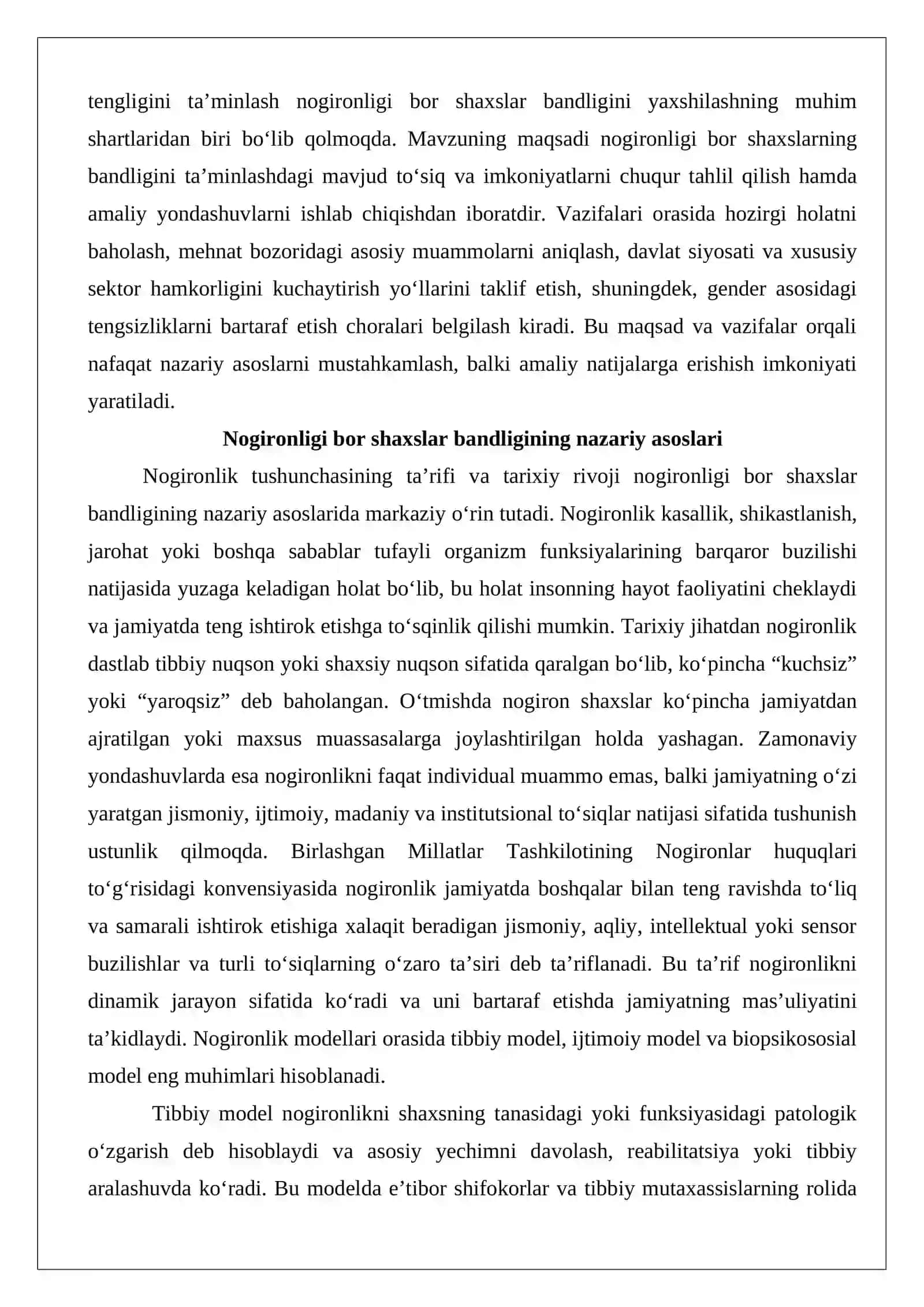 Nogironligi bor shaxslarning bandligini ta’minlash masalalari 3