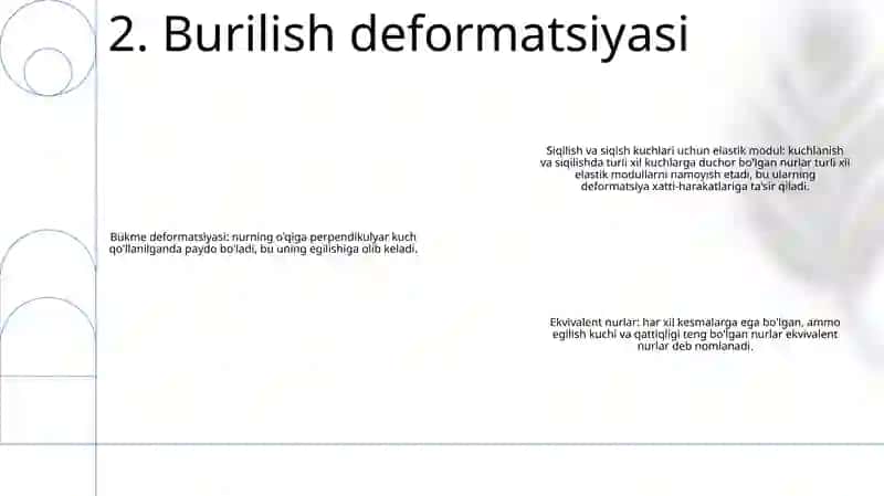 Egilish Deformatsiyasi 3
