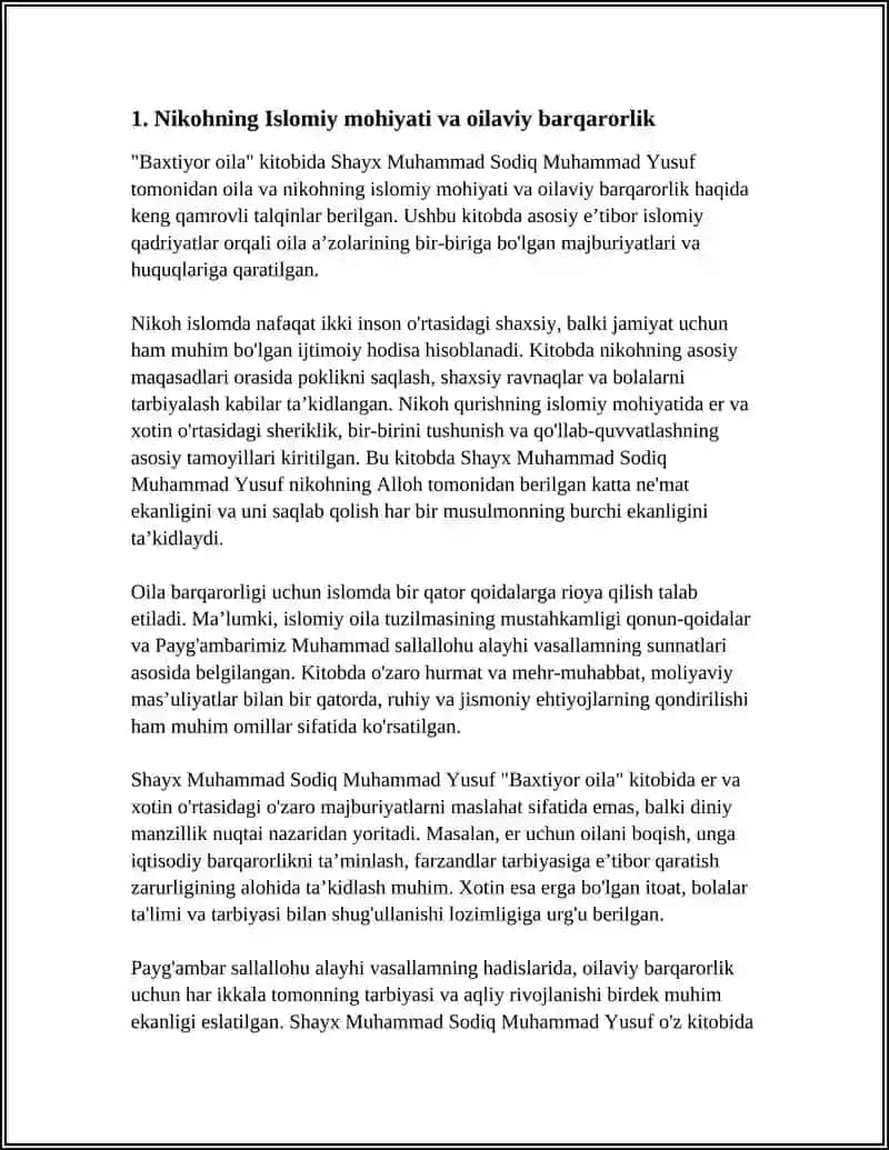 Baxtiyor Oila Kitobi 3