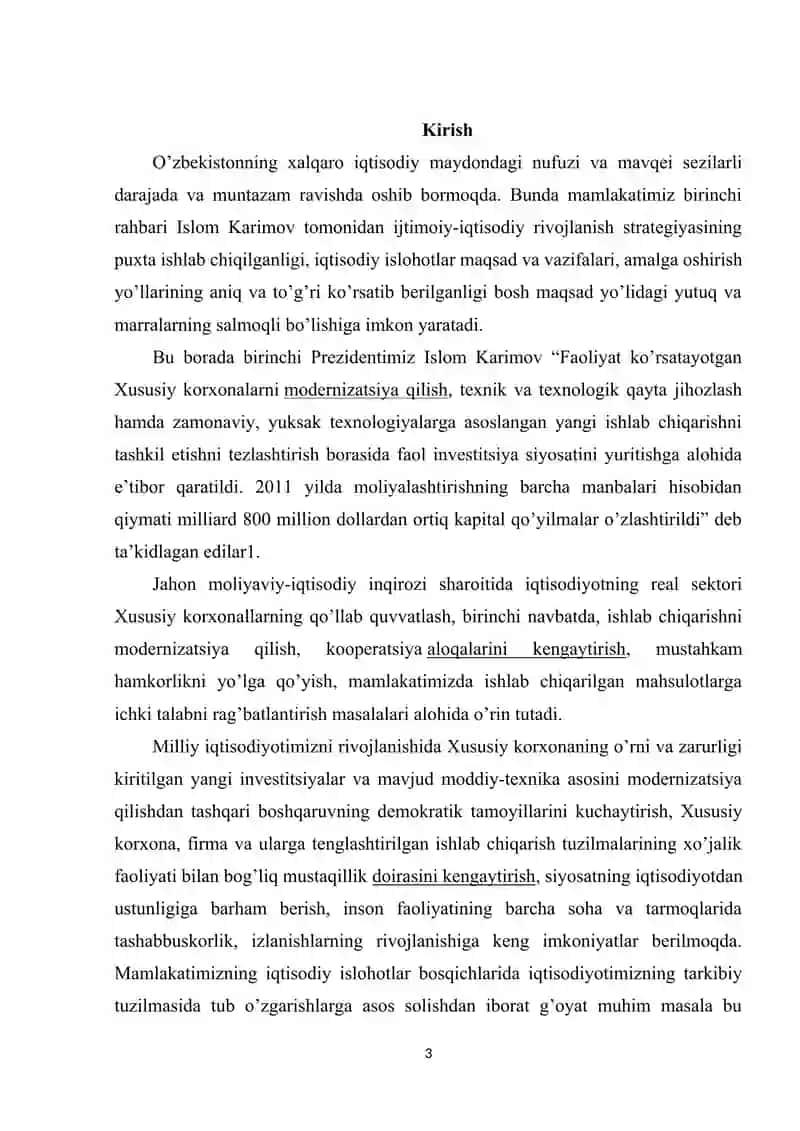 Xususiy korxonalaming tashkiliy-iqtisodiy asoslari 3