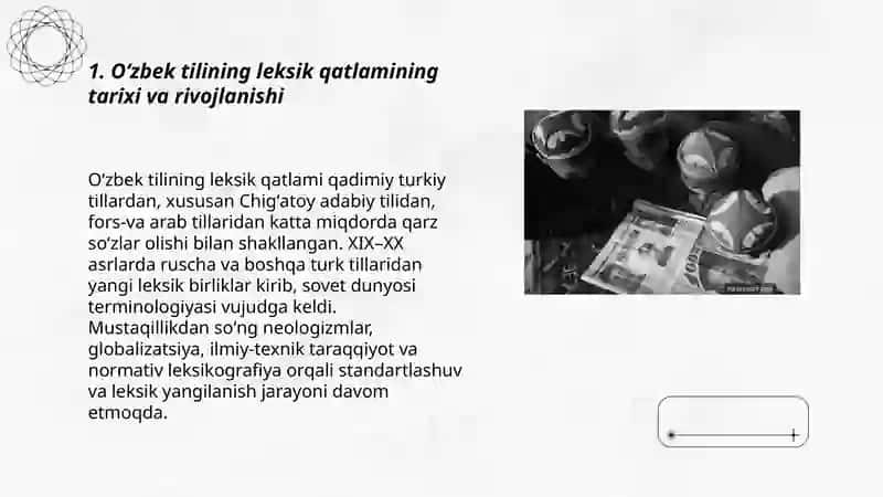 Oʻzbek tilining leksik qatlami 3