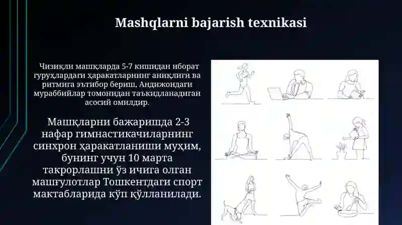 Gimnastika: saf mashqlari, saf turlari, saflanishlar, saf mashqlarini o'rgatish 3