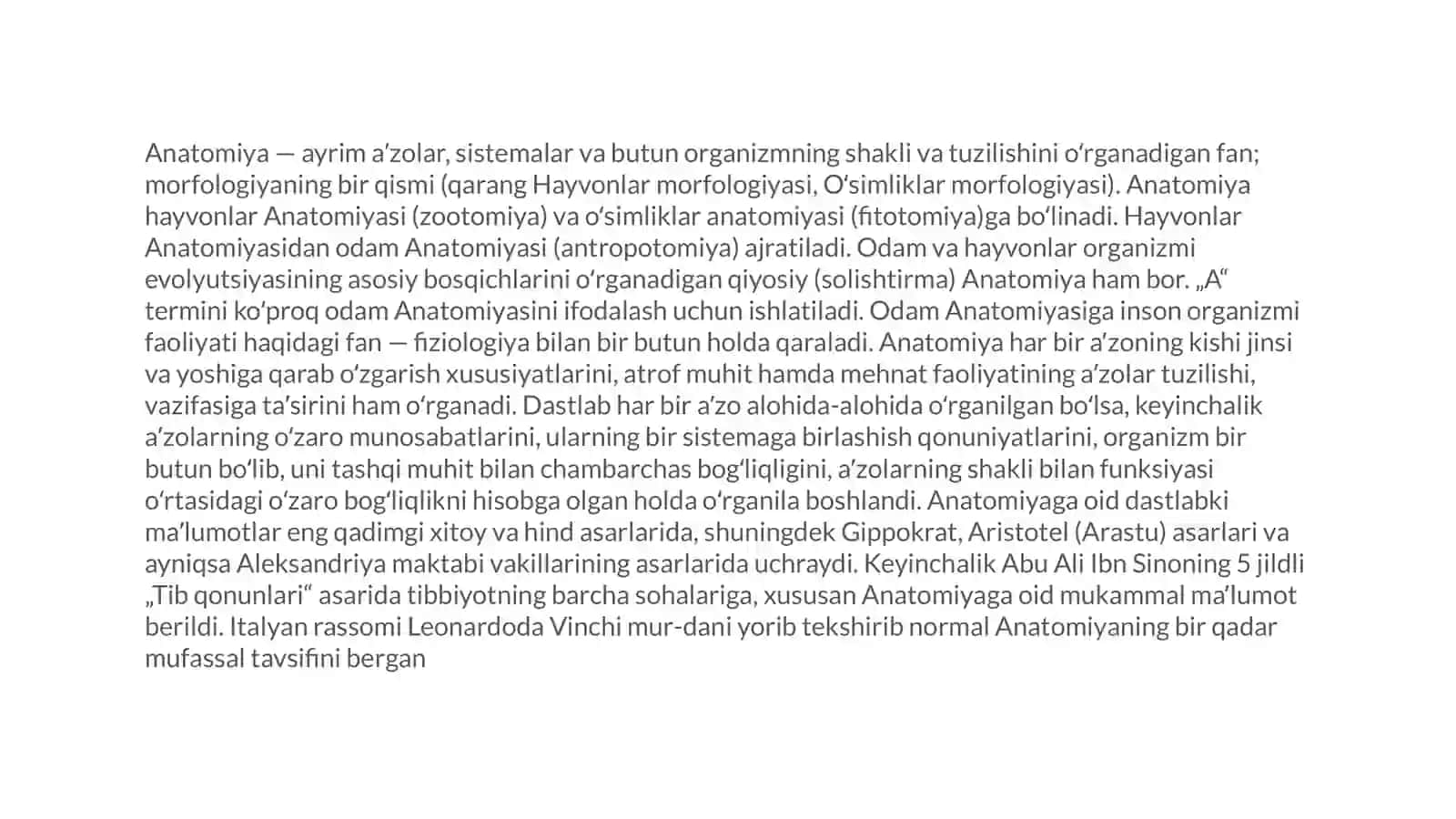 Anatomiyani organish usullari 3