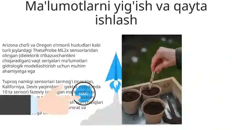 Tuproq namligini ekranda chiqaruvchi qurilma yasash 3