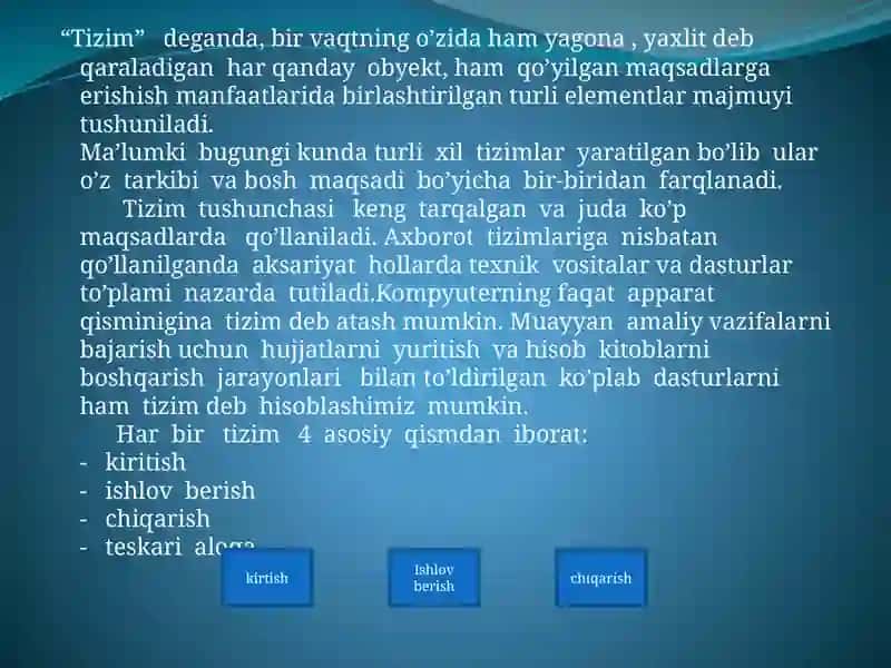 Iqtisodiy axborotlarni matn muharrirlaridan foydalangan holda qayta ishlash dasturlari 3