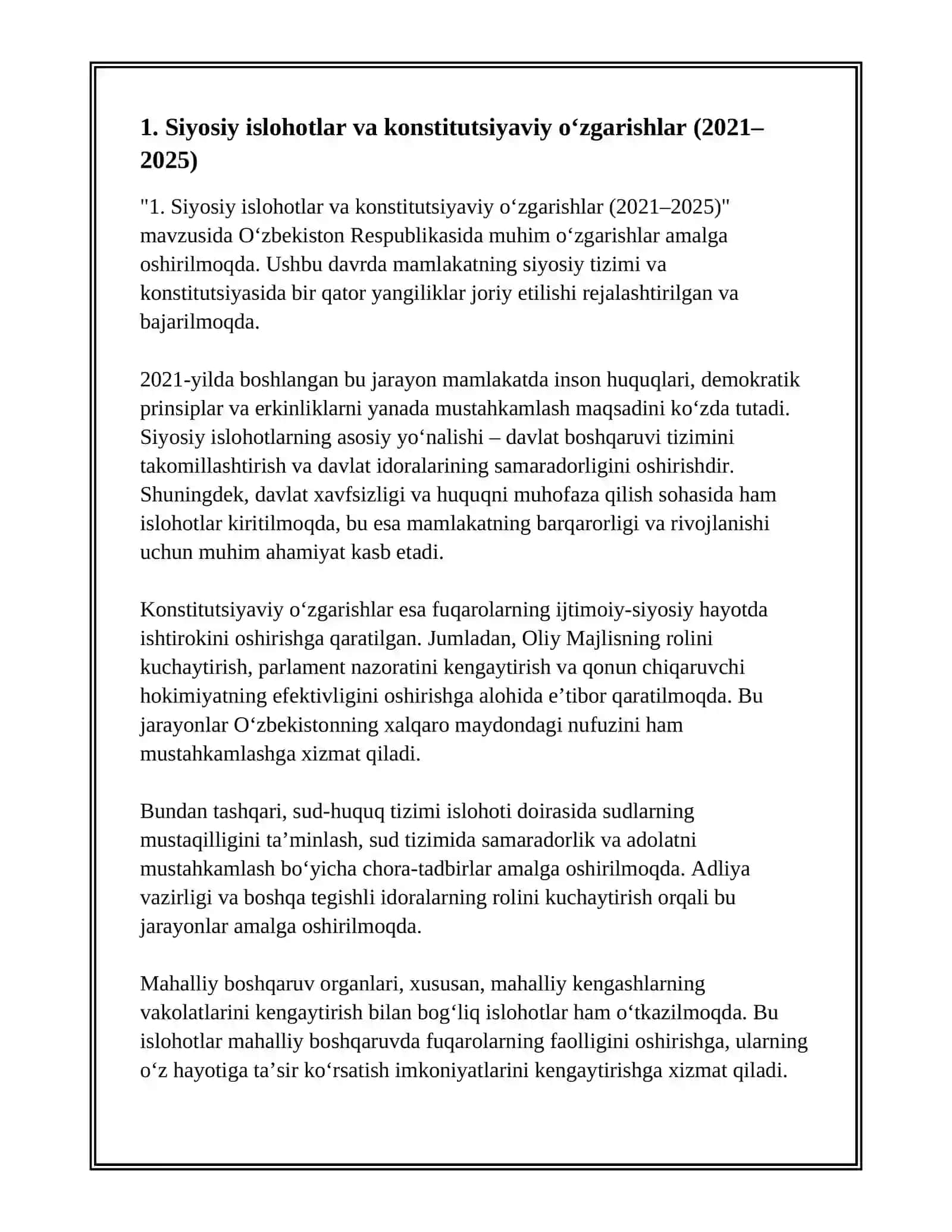 OʻZBEKISTONDA 2021-2025-YILLAR RIVOJLANISH TARIXI 3