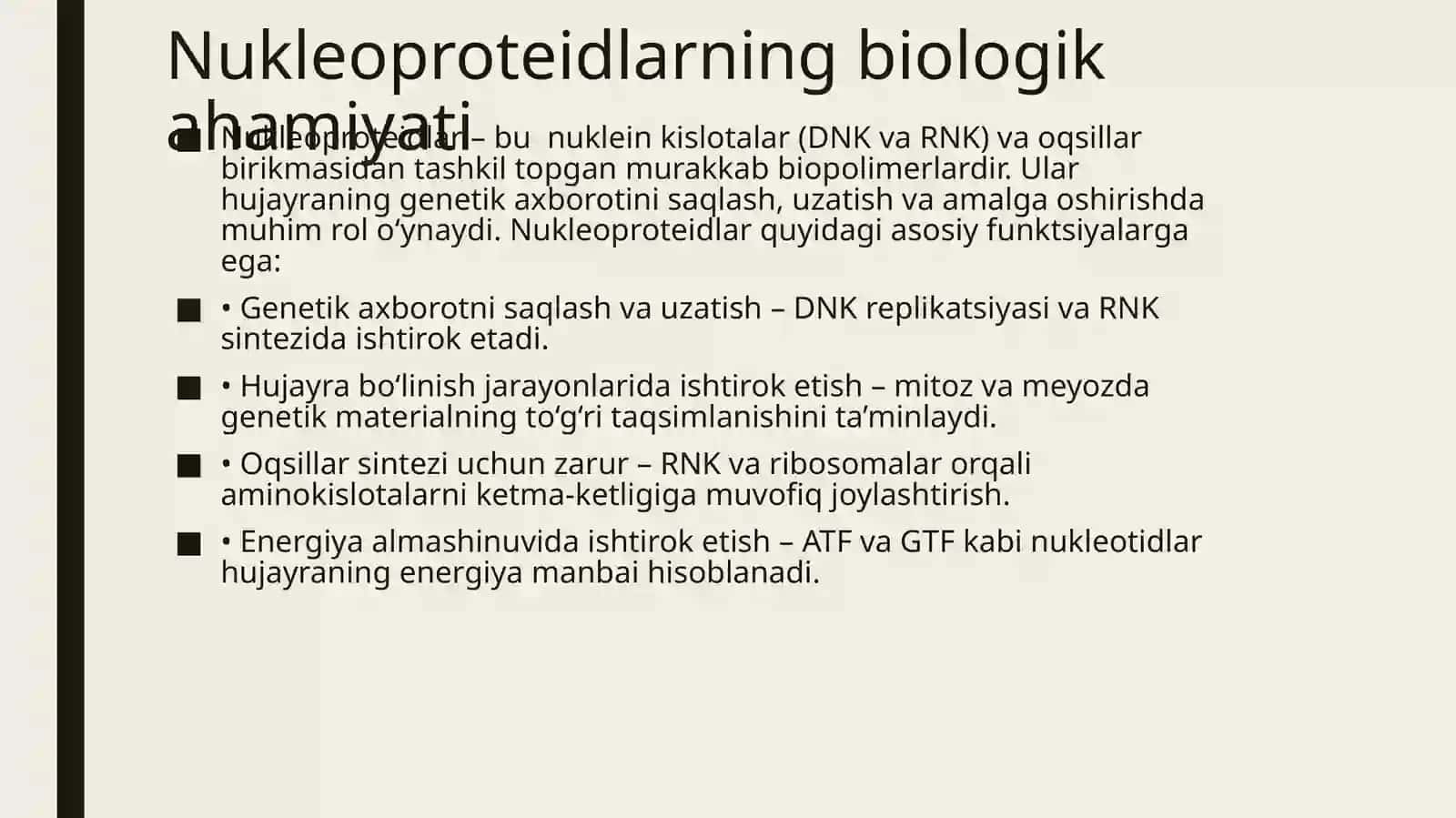 Nukleoproteidlar almshinuvining buzilishi va lipidogen pigmentlari 3