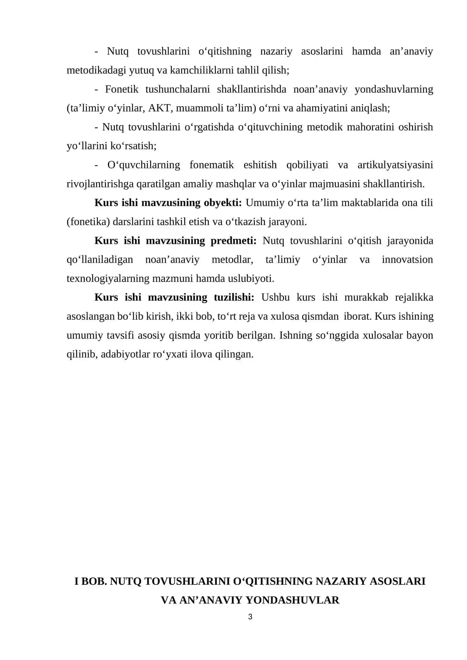 NUTQ TOVUSHLARINI O‘QITISHNING NAZARIY ASOSLARI VA AN’ANA-VIY YONDASHUVLAR 3
