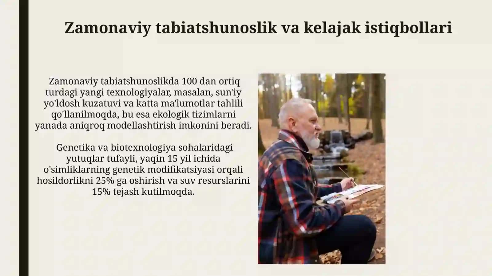 Zamonaviy tabiatshunoslik va kelajak istiqbollari 3