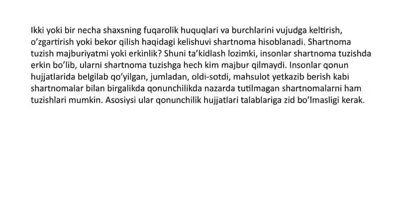MAHSULOTLAR BO‘YICHA SHARTNOMA TUZISH 3