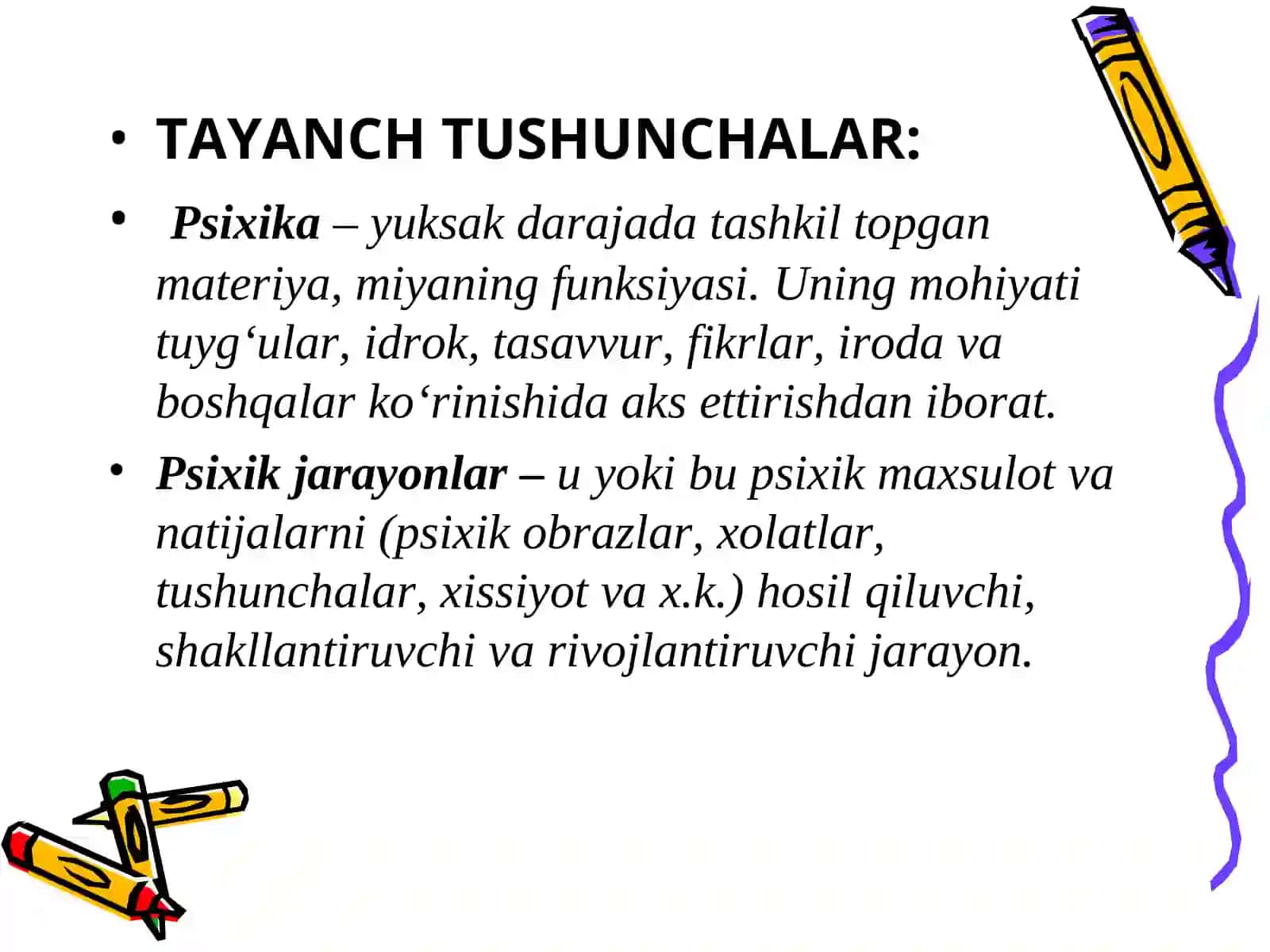 I.MОДУЛ.PSIXOLOGIYA PREDMETI1 3