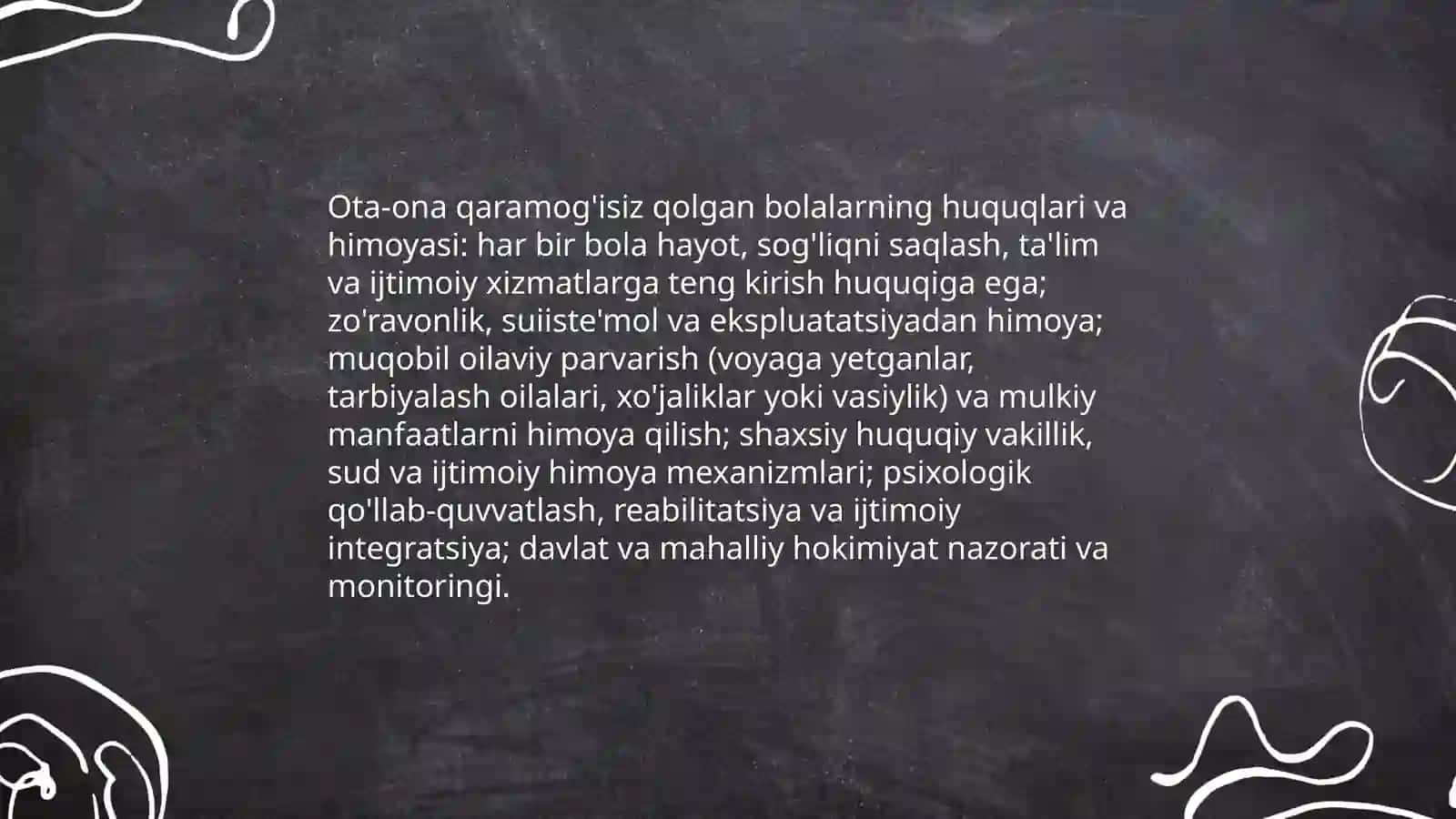 Ota ona qaramog'isiz qolgan bolalar bilan ijtimoiy ish 3