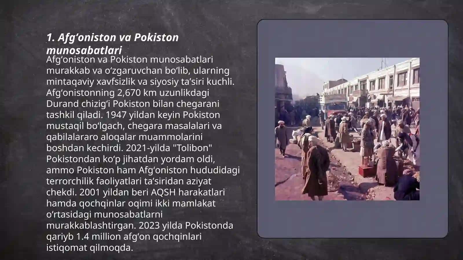 Afgʻoniston va Pokiston munosabatlari 3