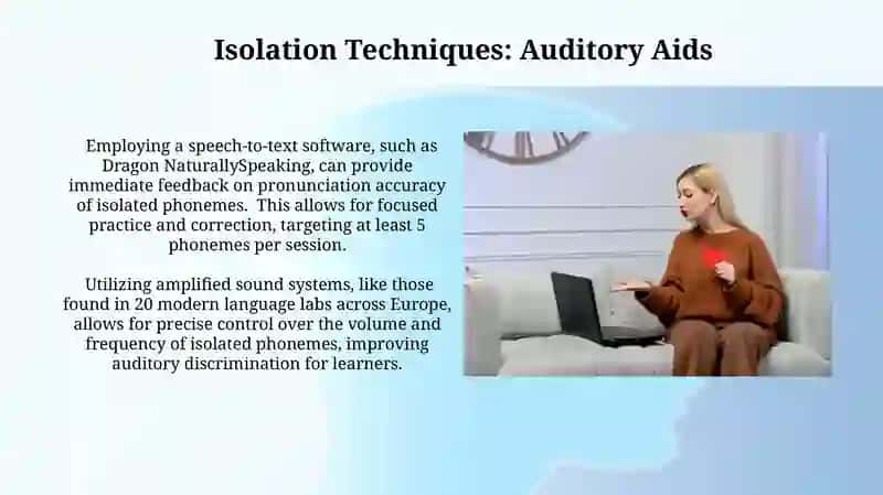 Strategies for isming:phonemes in isolation,Learning by heart 3