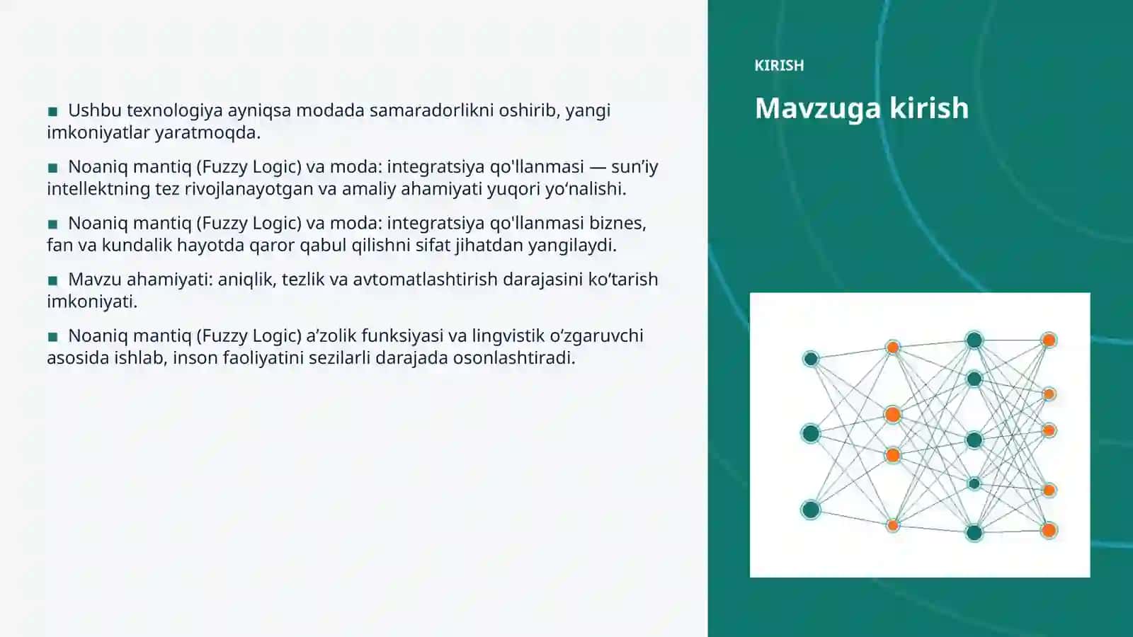 Noaniq mantiq (Fuzzy Logic) va moda: integratsiya qo'llanmasi 3