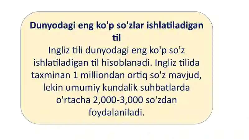 Tilni Oʻrganish: Sayohat 3