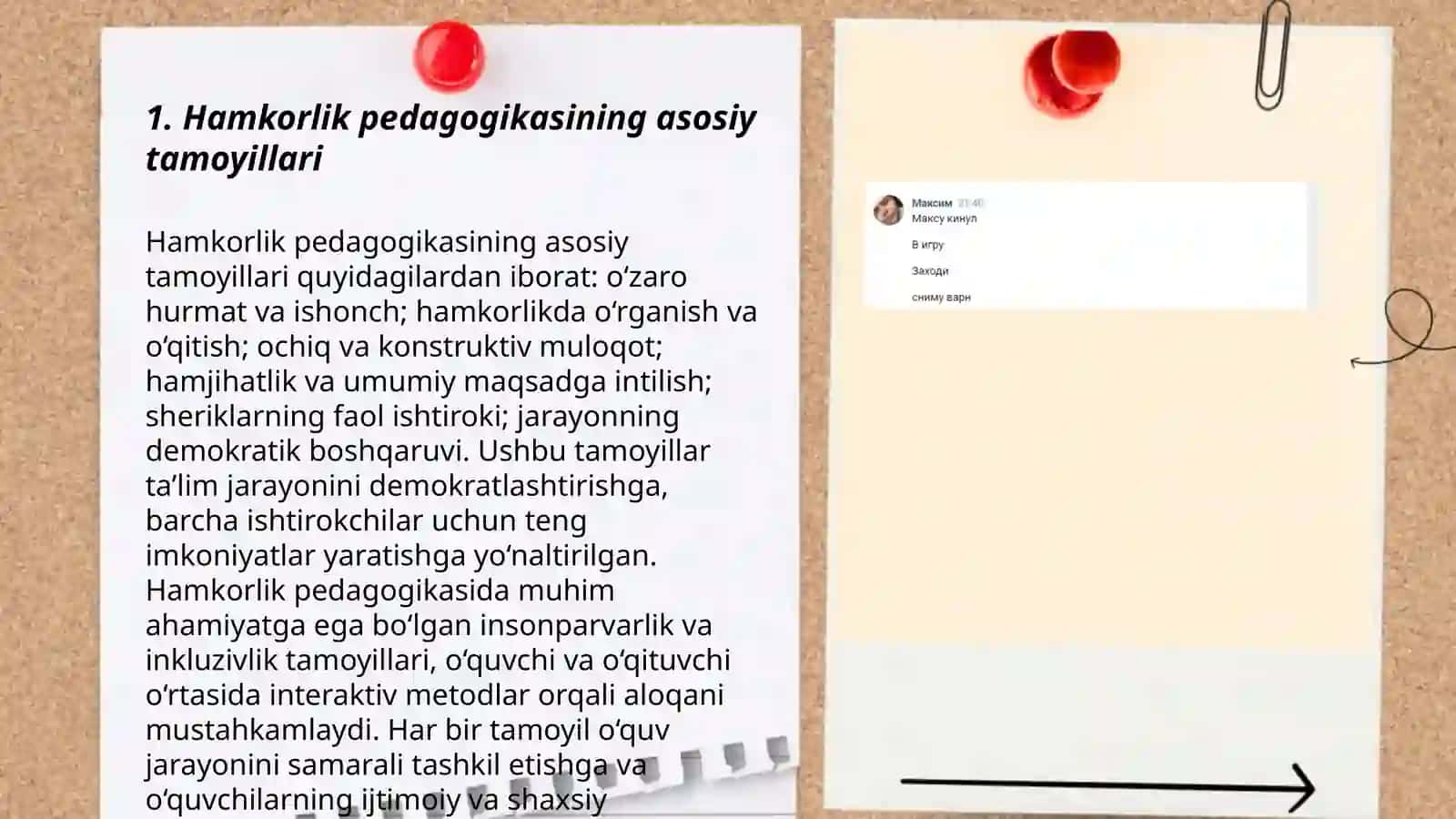 Hamkorlik pedagogikasining kontseptual g‘oyalari 3