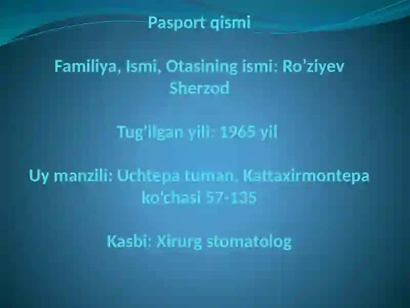 To'liq tishsiz holatdagi bemorlarning kasallik tarixi va davolash rejasi 3