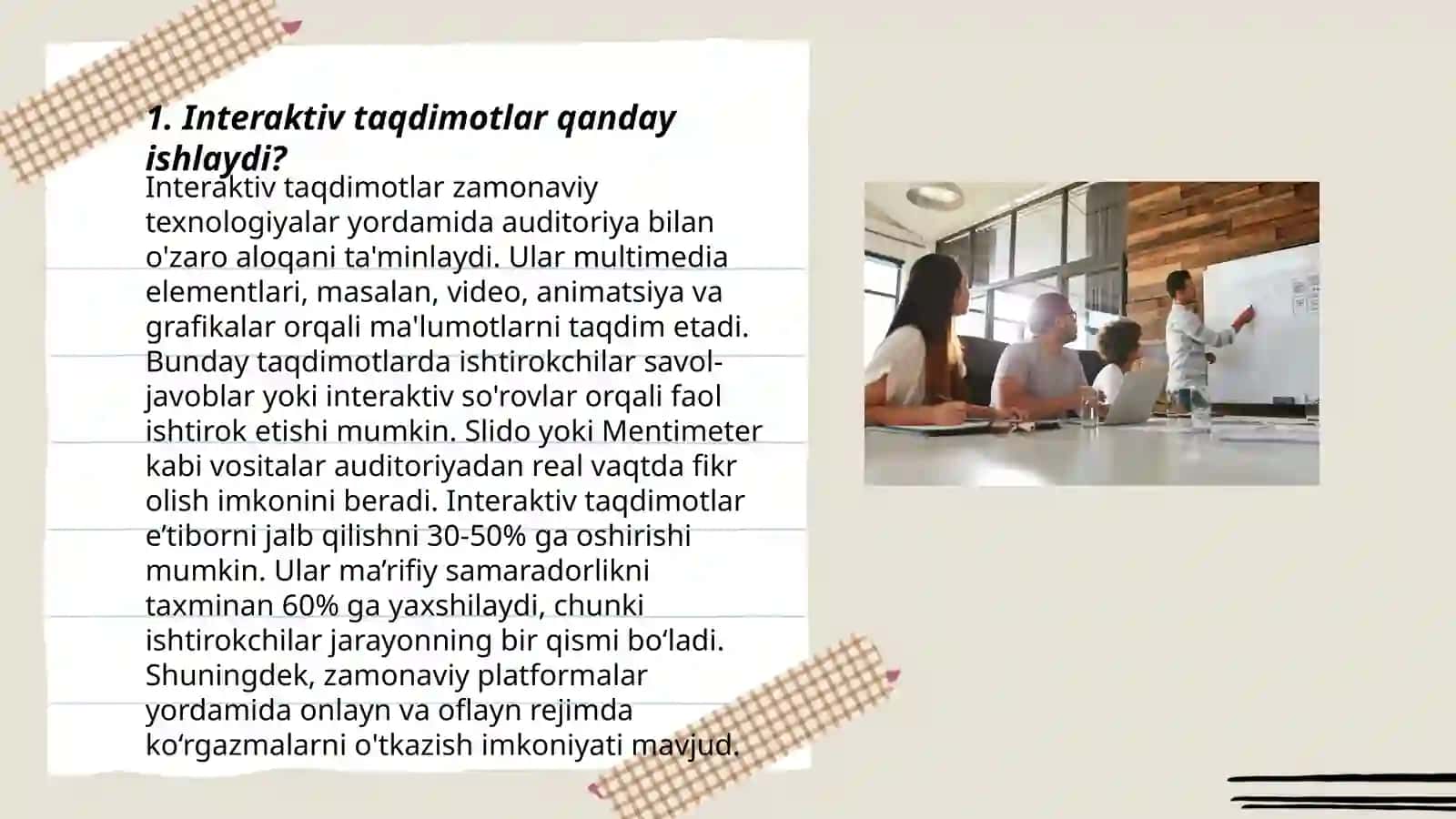 Interaktiv taqdimotlar yaratish 3