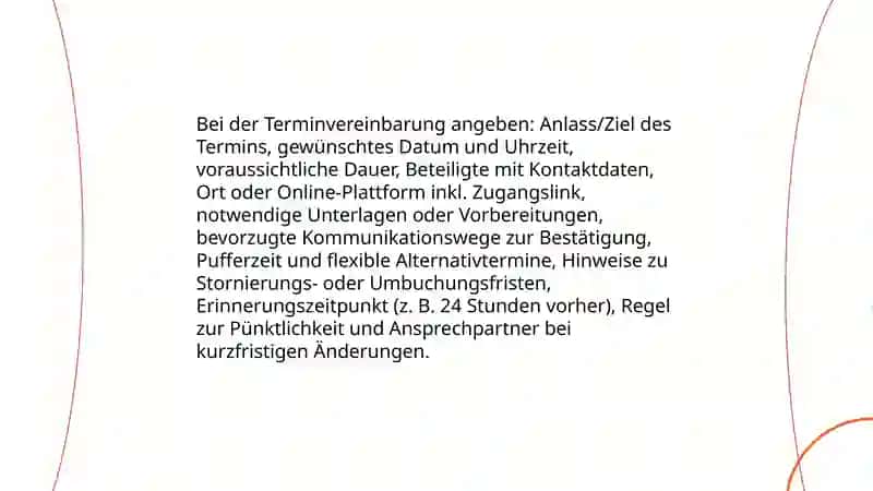 Terminvereinbarung 3