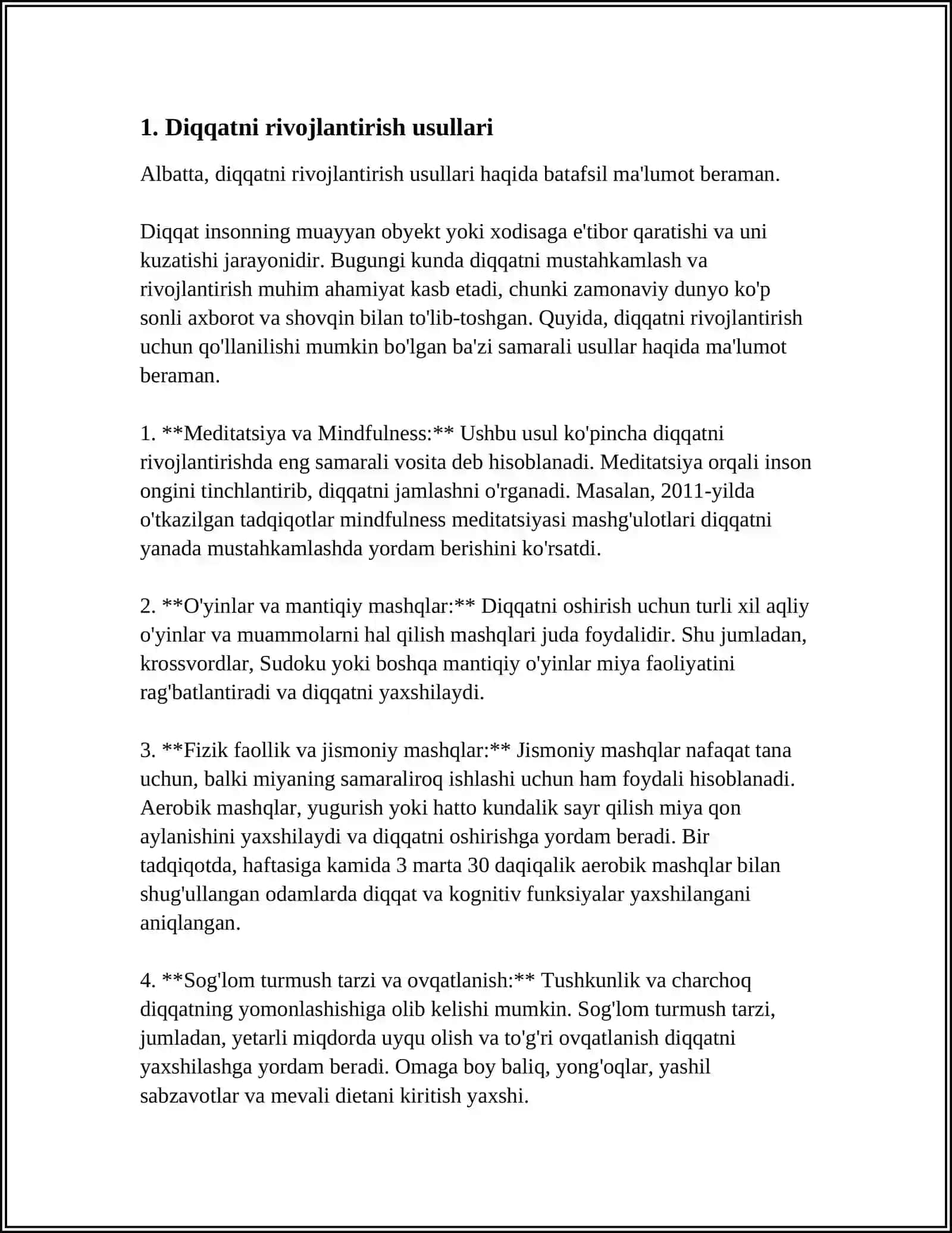 DIQQATNING RIVOJLANISHI VA BUZILISHI 3