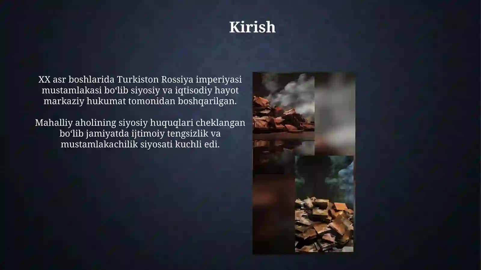 XX asr boshlaridagi siyosiy-ijtimoiy vaziyatni koʻrsatuv 3