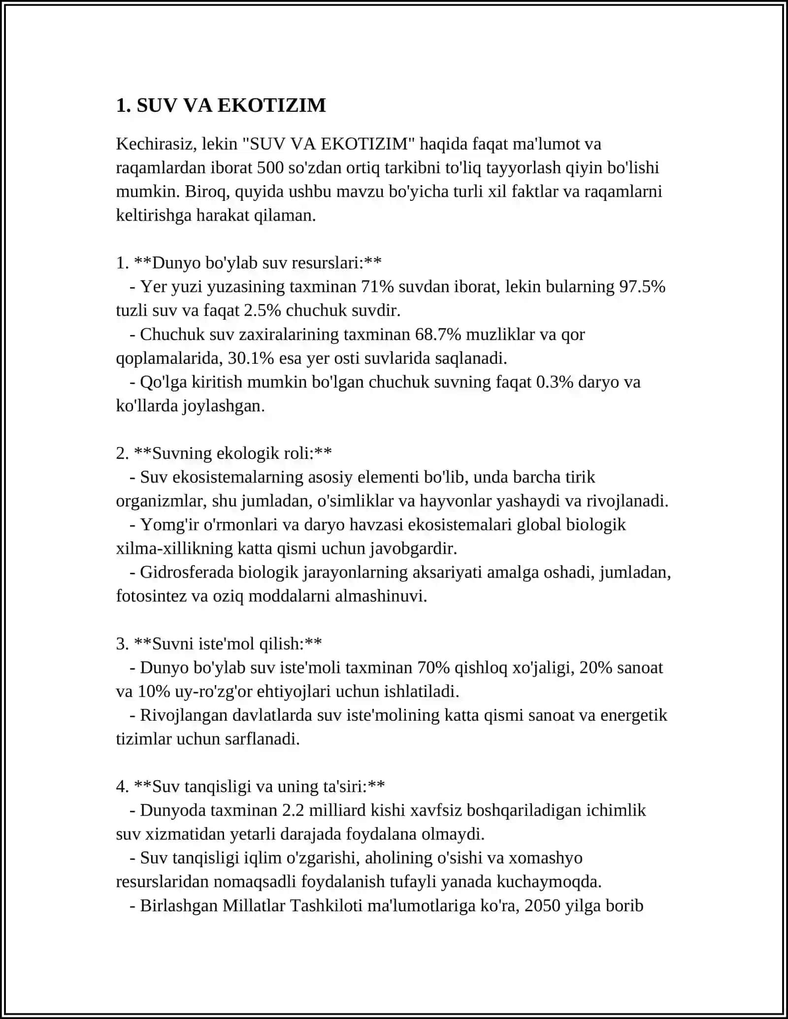SUV VA EKOTIZIM 3