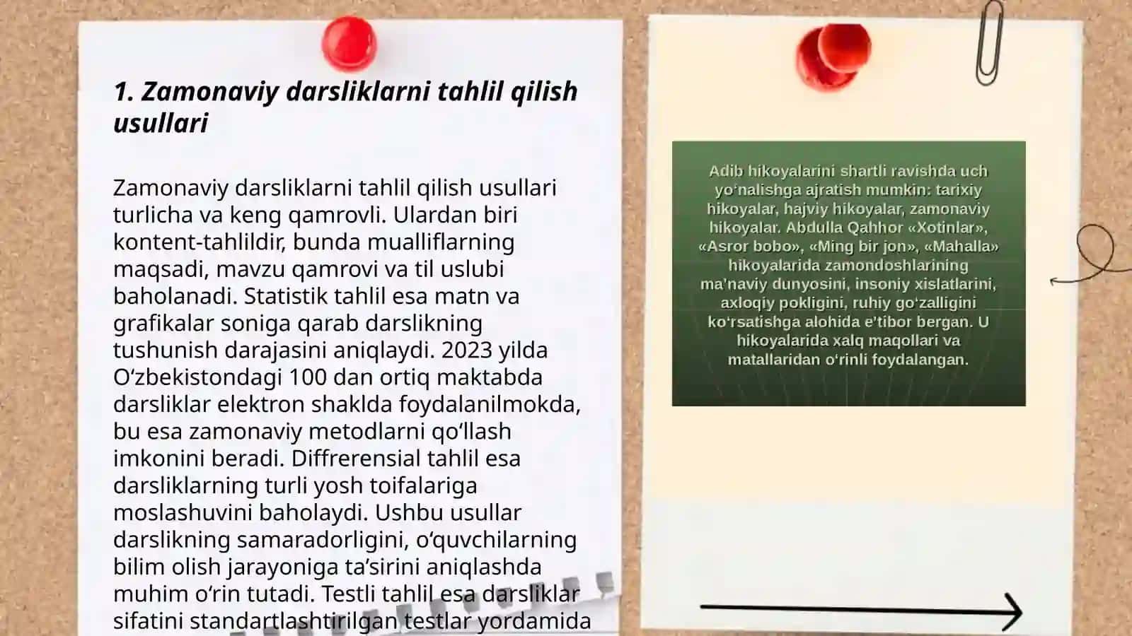 Zamonaviy darsliklarni tahlil qilish usullari 3