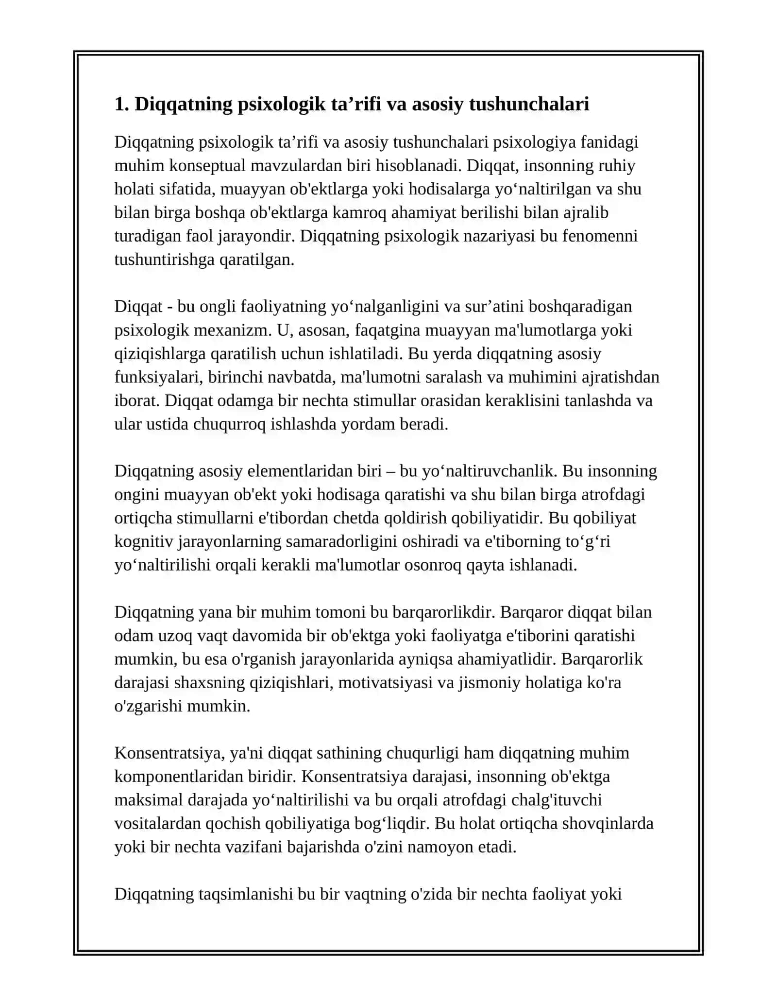 DIQQAT HAQIDA PSIXOLOGIK NAZARIYA 3