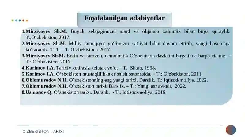 Mustaqillikka erishish arafasida Oʻzbekistondagi ijtimoiy siyosiy jarayonlari 3