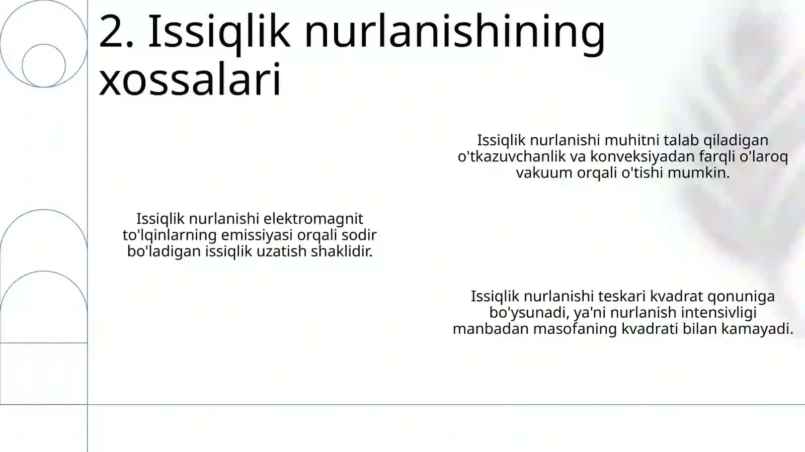 Issiqlik Nurlanishi 3