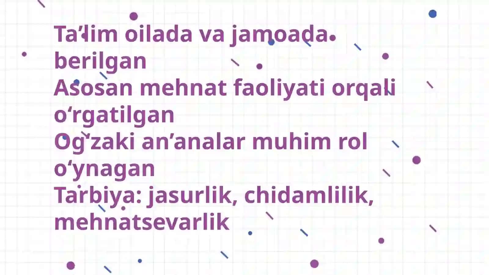 Eng qadimgi davrlardan XVII asrgacha ta’lim-tarbiya va pedagogik fikrlar taraqqiyoti 3