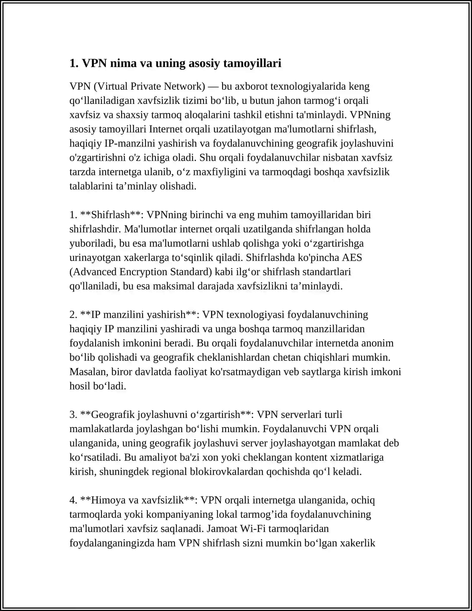 KOMPYUTER TARMOQLARIDA VPN TEXNOLOGIYASI 3