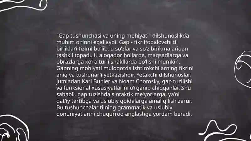 Gap haqida malumot 3